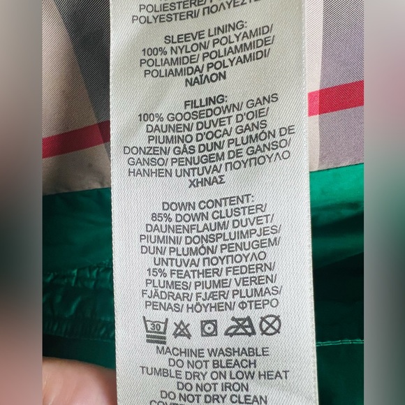 💚 Burberry Britt Down puffer jacket - Picture 8 of 11